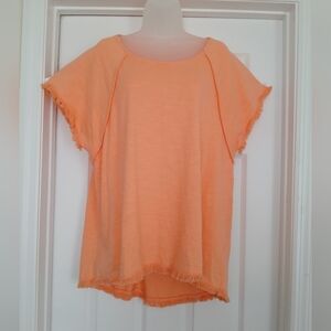 Umgee Women's Orange Fringed Top
